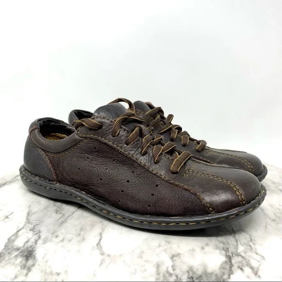 Born Bowling Leather Comfort Sneakers 7 Oxford Preppy Sporty Y2K Coquette Girl - Picture 11 of 11